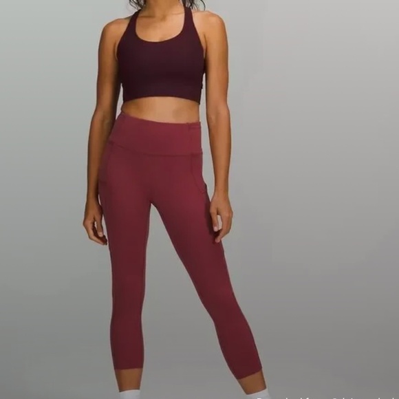 Lululemon Fast and Free High-Rise Cropped Leggings with Pockets - Picture 1 of 4